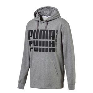 NWT men’s puma logo hoodie hooded sweatshirt